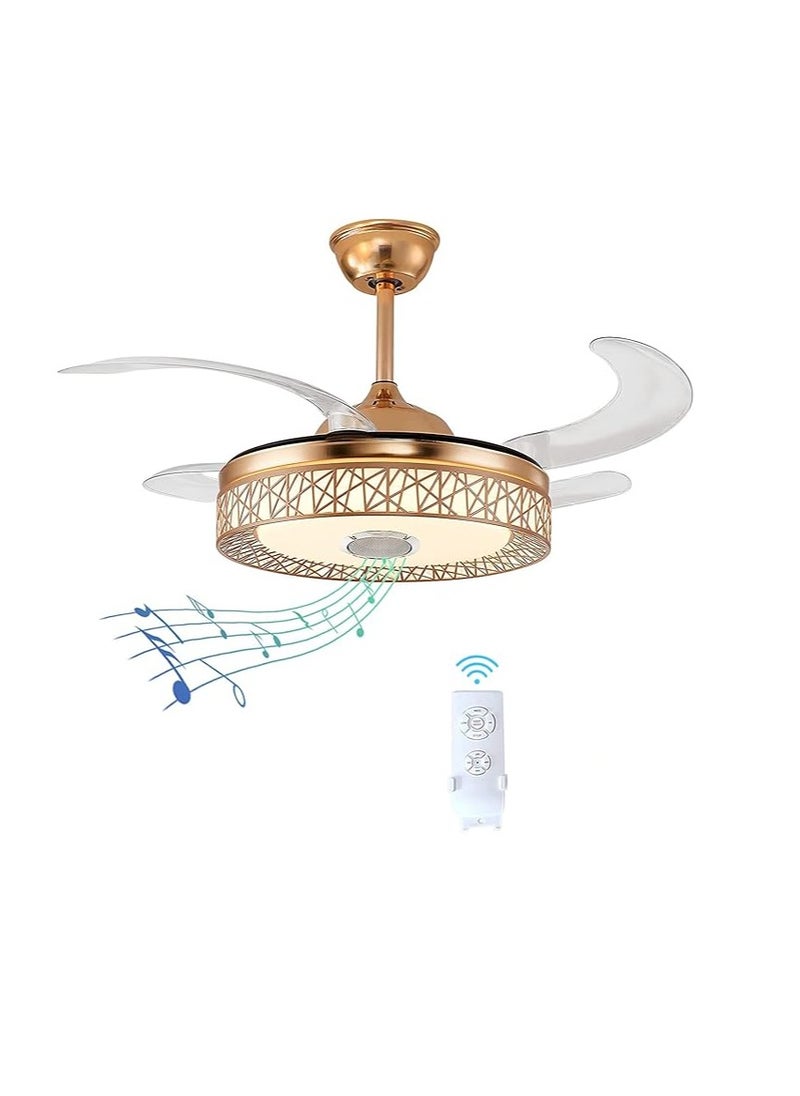 SUN SHINE Ceiling Fan with Light and Remote Control  - Image 1