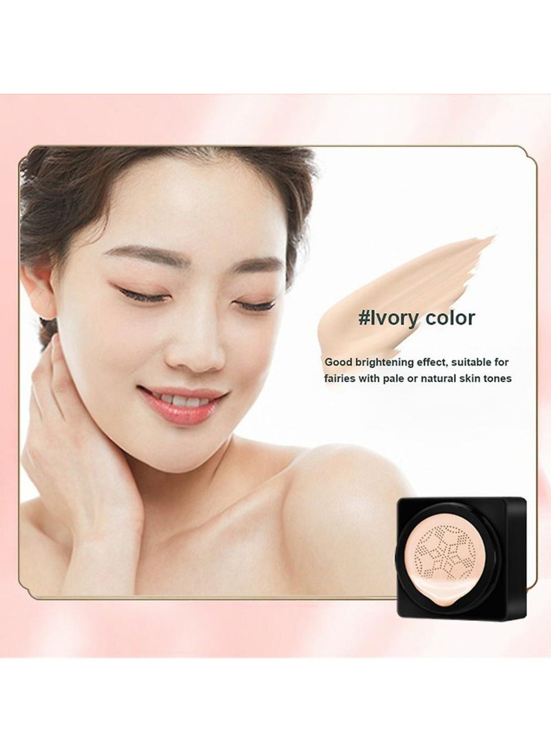 OCHEAL Mushroom Head Air Cushion CC Cream BB Cream Makeup Foundation Moisturizing Concealer Long Lasting Full Coverage Waterproof Foundation Makeup Even Skin Tone Makeup Base Primer 01 - Image 3
