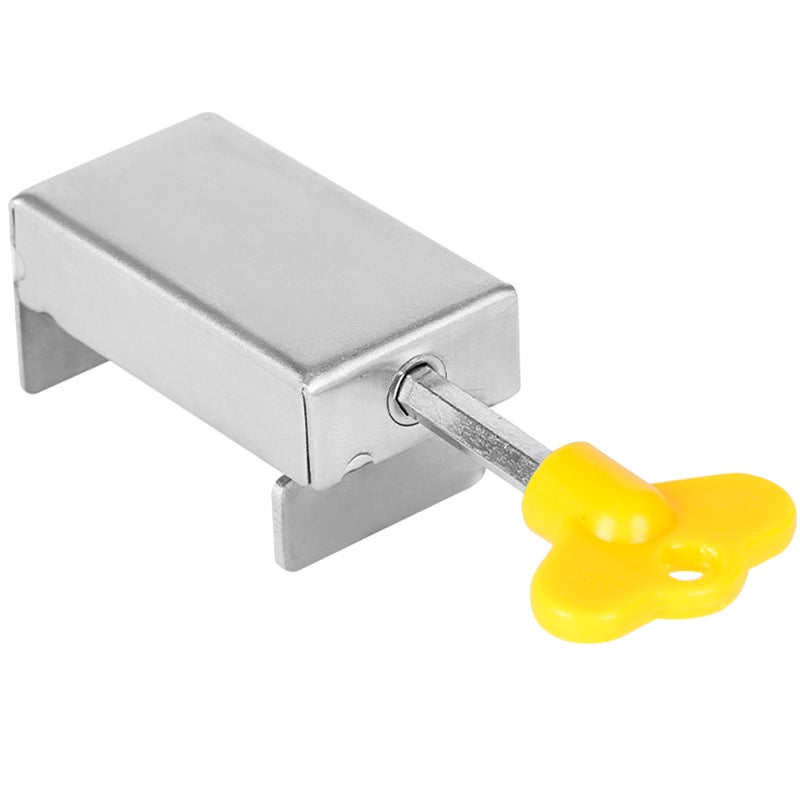 Child Proof Sliding Door Locks, Secure Window Safety, Key Operated Mechanism - Image 1