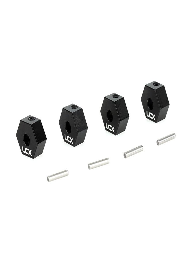 LCX Racing 1/10th RC Crawler Car 12mm x 6mm Aluminum Wheel Hex Hubs Drive Adapter for Axial SCX10 SCX10 II 90046 - Image 2