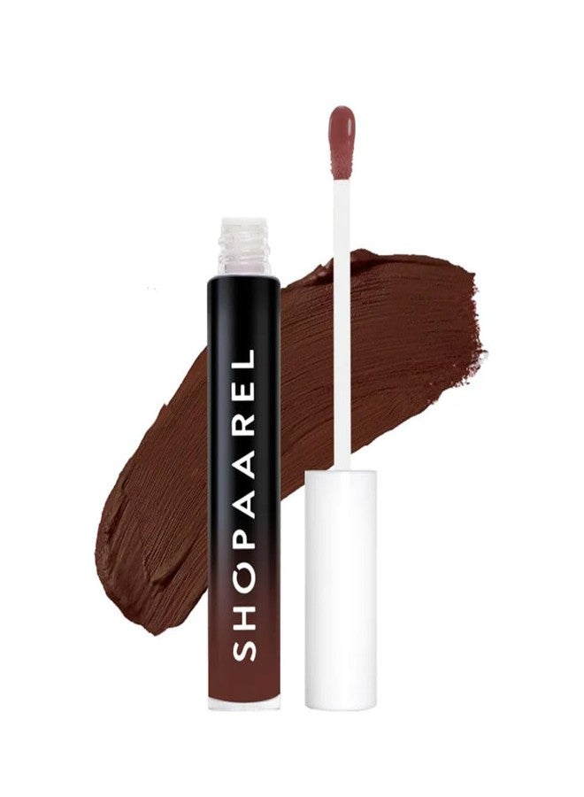 شوبارل ملمع شفاه سائل Shopaarel Gloss Love Matte Edition لشفاه ناعمة وندية، لون شفاه غني لإطلالة لامعة | ملمع شفاه خفيف الوزن وغير لزج لترطيب الشفاه (جديد) (10) - Image 2