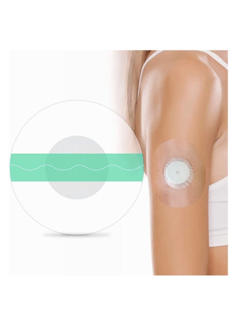 20 Pack Adhesive Patches for Freestyle Libre 2 Guardian Enlite Sensor Covers Clear Film Tape