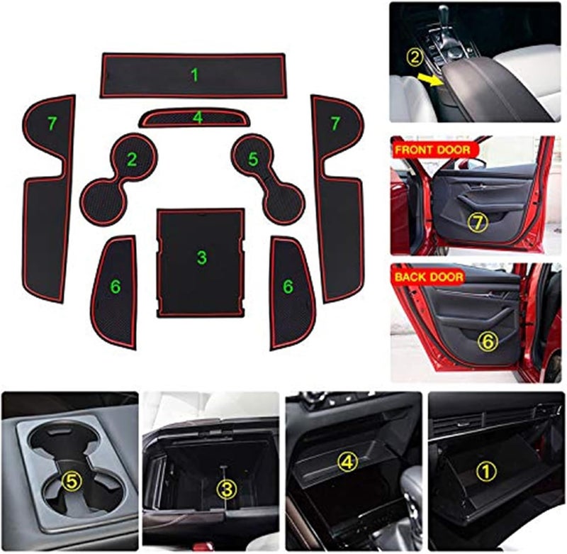 Wivplex Non-Slip Rubber Mats for Mazda CX30 - Image 5