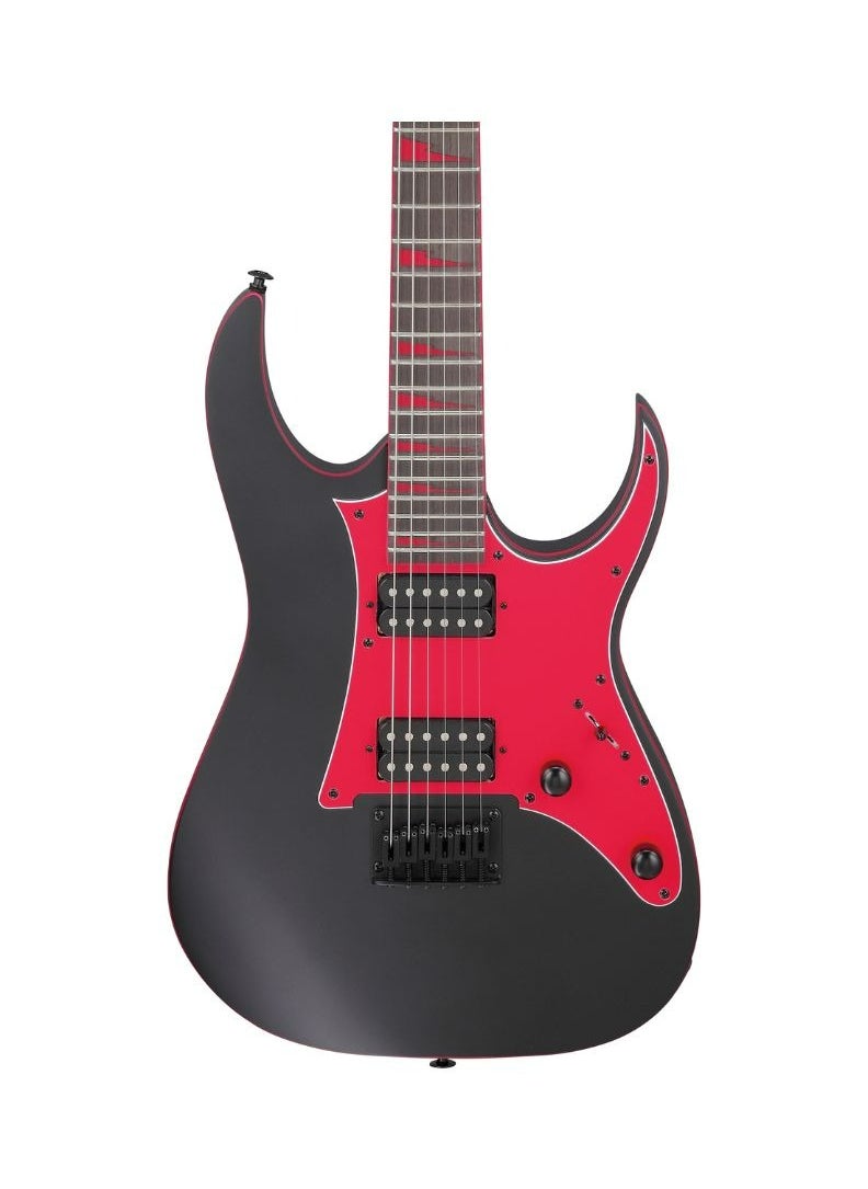 Ibanez Ibanez GRG131DX 6 String Solid Body Electric Guitar – Black Flat  - Image 4