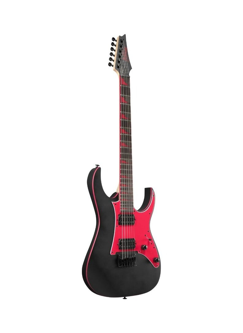 Ibanez Ibanez GRG131DX 6 String Solid Body Electric Guitar – Black Flat  - Image 2