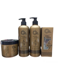 Oplus O Plus Shampoo 500 ml Conditioner 500 ml  and Mask 500 ml for Protein and Keratin Treated Hair and O Plus Anti Frizz Serum 110 ml Does Not Contain Sulfates Or Sodium  - Image 2