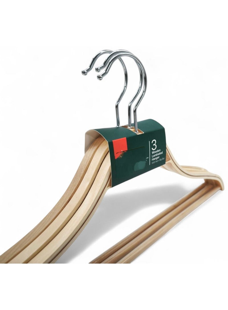 AKDC Al Kabayel Wooden Hangers 3-Pack - Image 2