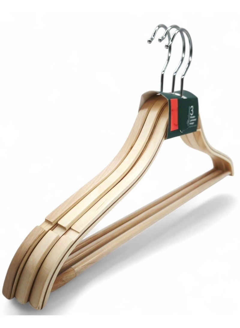 AKDC Al Kabayel Wooden Hangers 3-Pack - Image 3