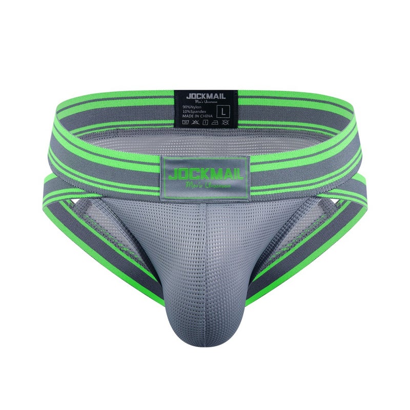Jockmail2023 New Summer Men'S Underwear Triangle Underwear Mesh Breathable Sports Hip Underwear - Image 1