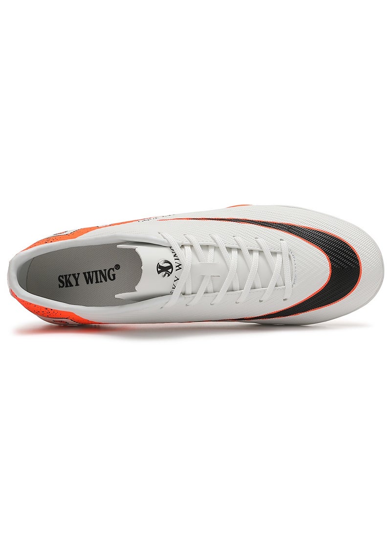 Football Cleats For Men And Women,Indoor Outdoor Low Top Unisex Soccer Shoes Lightweight Shock Resistant Training Boots Professional Turf Shoes Sport Athletic Ground Football Boots