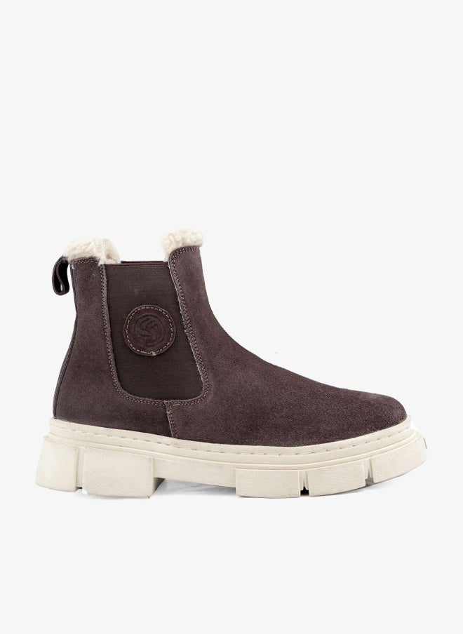 Bacca Bucci Alpine Armor Chelsea Snow Boots with Suede and Fur - Image 1
