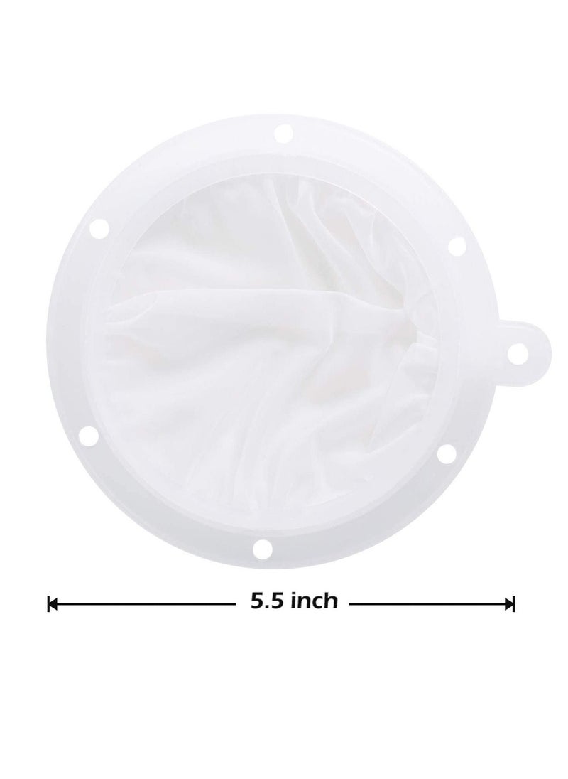 Generic - Mesh Strainer, 200 Mesh Kitchen Food Filter Mesh, Ultra-Fine Nylon Mesh Strainer Plastic Sieve Fine Mesh Filter Spoon Compatible with 5'' Funnels, for Filtering Coffee Juice Oils Soy Milk Yogurt Honey - Image 1