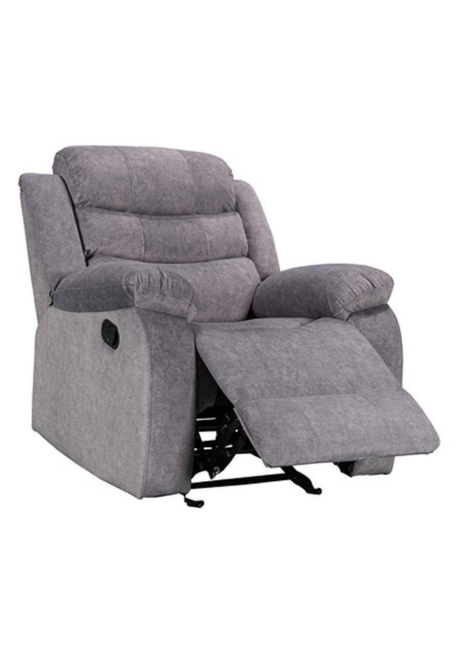 Homez Recliner Chair with Rocking Function Grey - Image 4