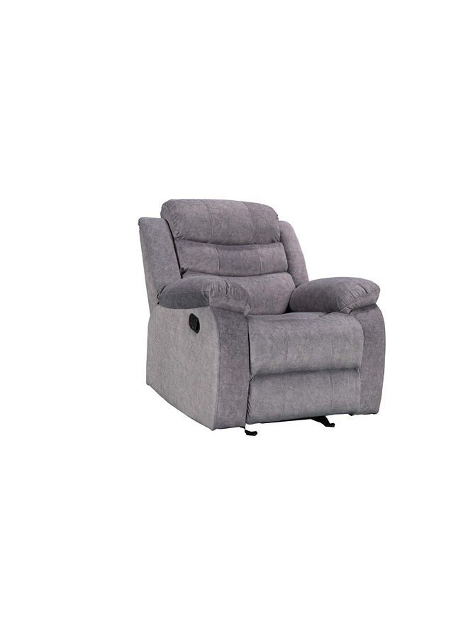 Homez Recliner Chair with Rocking Function Grey - Image 3