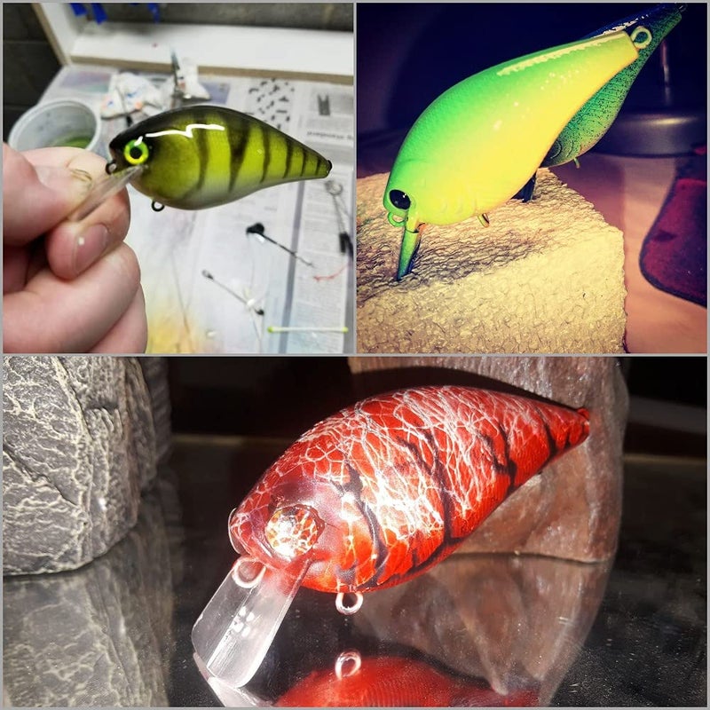wLure 10 Blank Unpainted Minnow Crankbait Topwater Lipless Jerkbait Fishing Lures (UPHC25P10) - Image 5