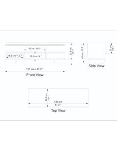 Decorotika Celestia 120 cm TV Unit for TVs up to 55"  - Image 5