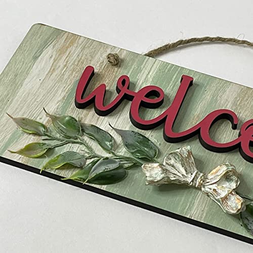 Chalk My Theme Welcome Wooden Wall Hanging Sign Board for Entrance, Home Decoration, Door - Image 5