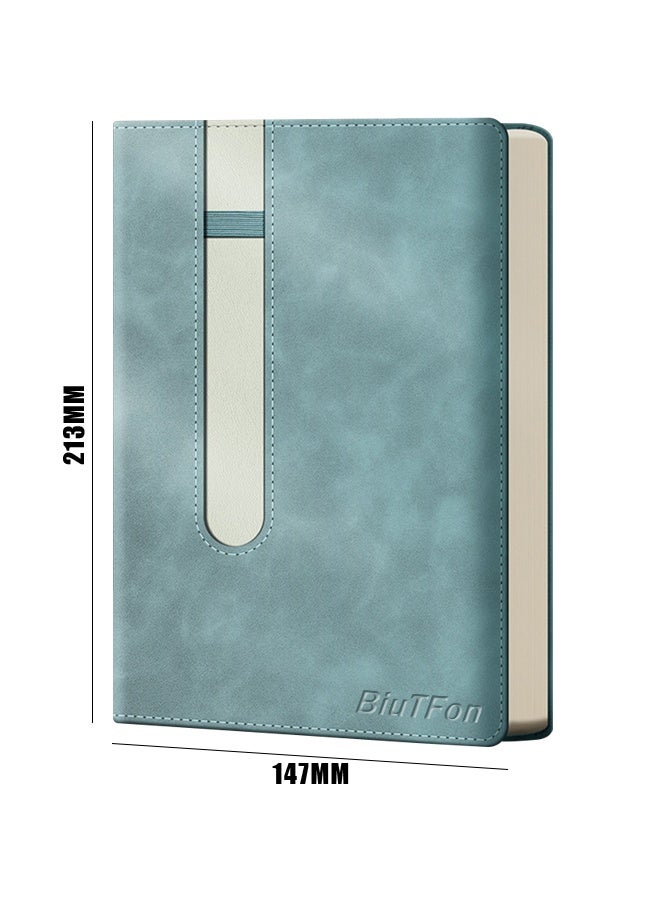 4 Pack A5 Notebook and Pen Set for Men and Women, 240 Pages, 80gsm Thick Paper Notebooks with Elastic Pens Holder for Work Notes, Diary