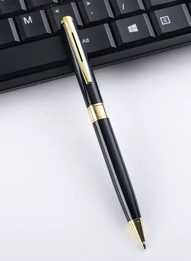 4 Pack A5 Notebook and Pen Set for Men and Women, 240 Pages, 80gsm Thick Paper Notebooks with Elastic Pens Holder for Work Notes, Diary