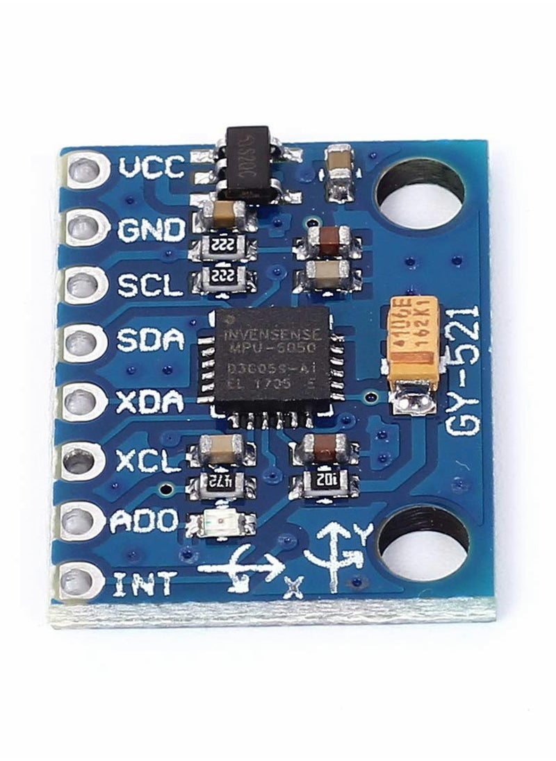 Excefore - MPU 6050 Module, 3 Axis Analog Gyro Sensors Accelerometer 3-5V - Image 1
