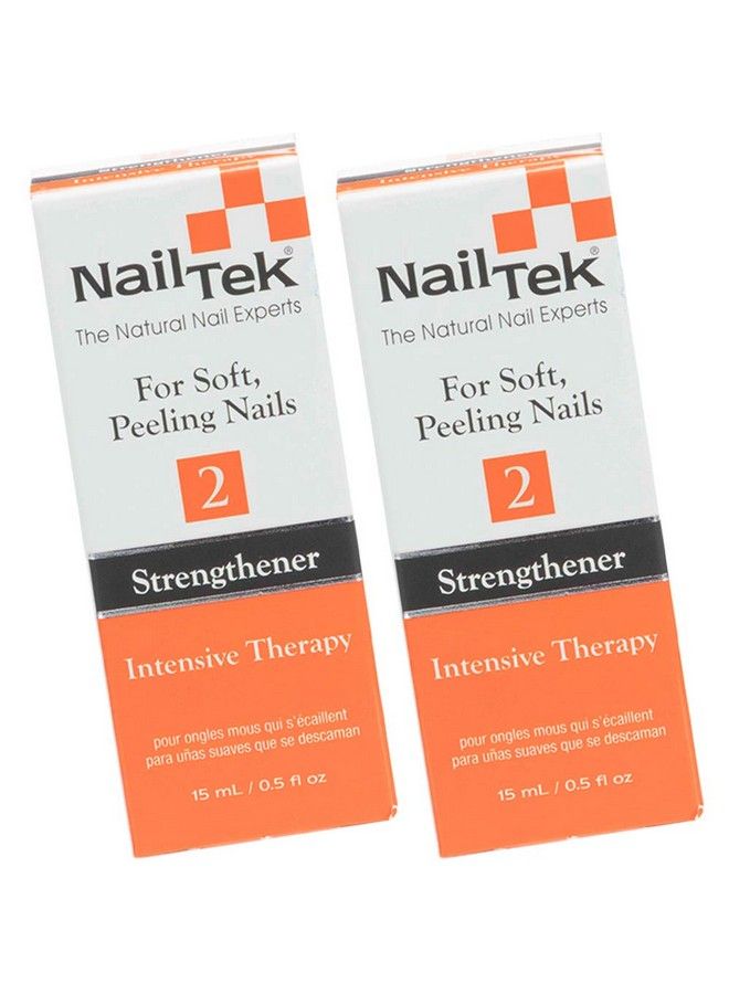 Nail Tek Intensive Therapy 2 Nail Strengthener For Soft And Peeling Nails 0.5 Oz X 2Pack - Image 2