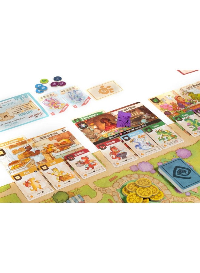 لاكي داك جيمز لعبة فلايم كرافت اللوحية - أشعل مغامرة الخيال المطلقة! لعبة استراتيجية، لعبة عائلية ممتعة للأطفال والكبار، من عمر ١٠ سنوات فما فوق، من لاعب إلى ٥ لاعبين، مدة اللعب ٦٠ دقيقة، من إنتاج لاكي دك جيمز - Image 3