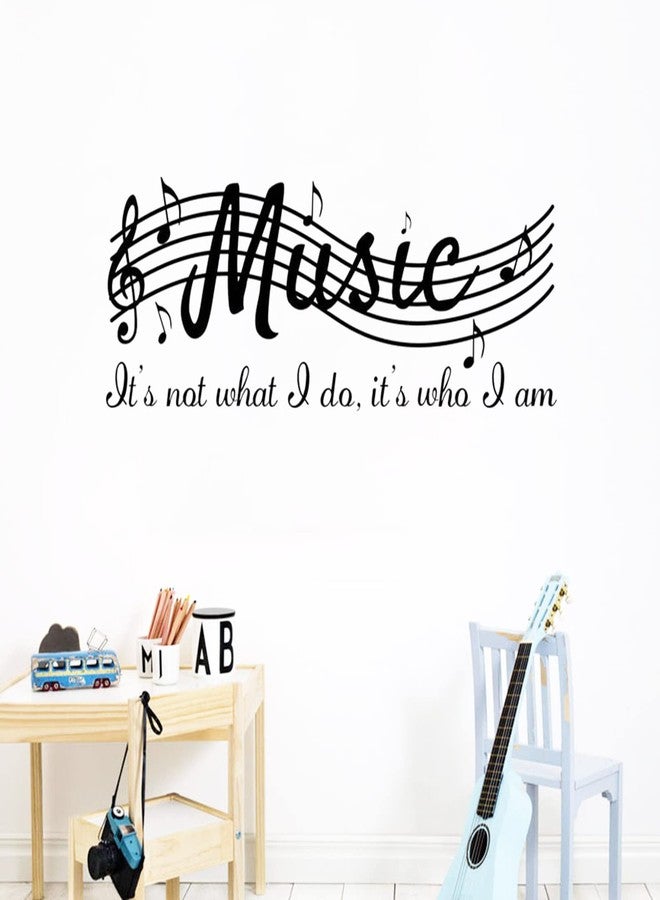 SUPANT Music Notes Wall Stickers Decals Removable Notation Band Wall Decals Vinyl Mural Wallpaper DIY Home Decor for Classroom Kids Music Studio Decoration - Image 2