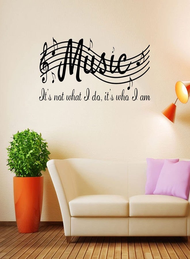 SUPANT Music Notes Wall Stickers Decals Removable Notation Band Wall Decals Vinyl Mural Wallpaper DIY Home Decor for Classroom Kids Music Studio Decoration - Image 1