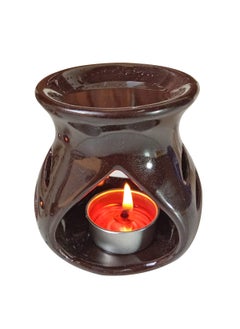 Luxantra Luxantra Ceramic Diffuser with 4 Jasmine Aroma Oil 10ml Each 2 TLight Candle Free for Home Office Hotel Spa  - Image 3