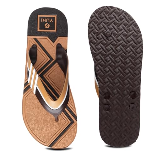 YUKI Men Slippers | Stylish Hawai Chappal Rubber Flip Flops Slippers, Comfortable & Ultra-Light, Waterproof Non-Slip Thong - Image 5