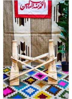 Egypt Antiques Large camel chair + beige cushion, 100% handmade, produced by Egypt Antiques  - Image 3