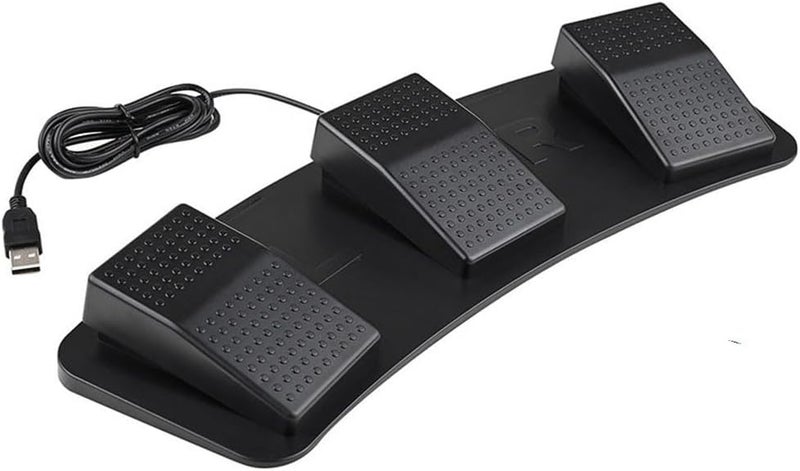 Dynamic USB Triple Foot Switch Pedal Offering Flexibility In Video Game Controls Or Office Efficiency Tools - Image 4