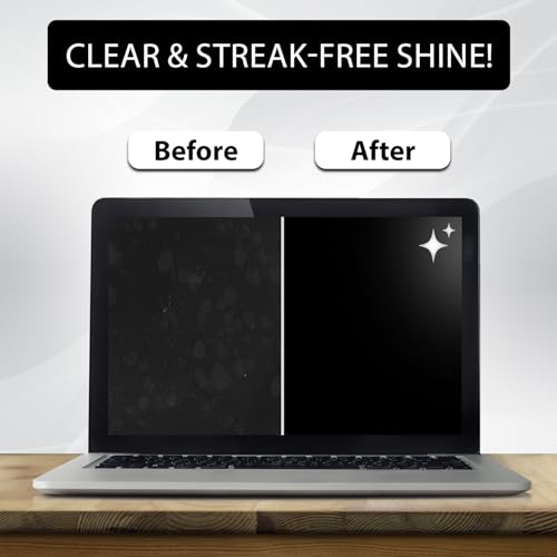QUARANT Screen Cleaning Kit for Laptop, TV, Tablet, Mobile, Display, Glass & Lens, Screen Cleaner Liquid Spray Bottle with 70% Isopropyl Alcohol & 300 GSM Dual Sided 40x40 cm Microfiber Cloth (500 ML) - Image 2