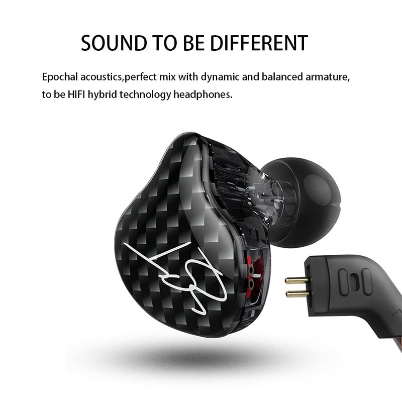 CCA KZ ZST 1BA 1DD in Ear Earphone Clear HiFi Monitor Earbuds Wired Sport Gaming Earphone for Musician Singer Audiophile - Image 4