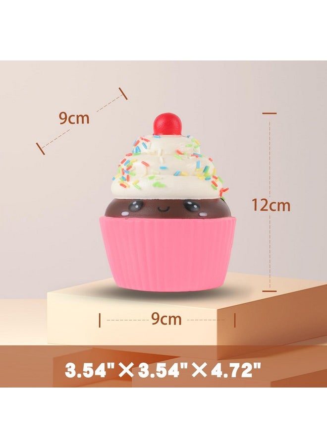 Squishies Cake Slow Rising Squish Toy For Kids Soft Ice Cream Cake Scented Stree Relief Realistic Food Cute Squeeze Squish Toy