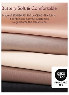 Momcozy Smooth - Ultra Soft & Omni Maternity Nursing Bra - YN21 - Black,Beige & Cream XL - Pack Of 3  - Image 5