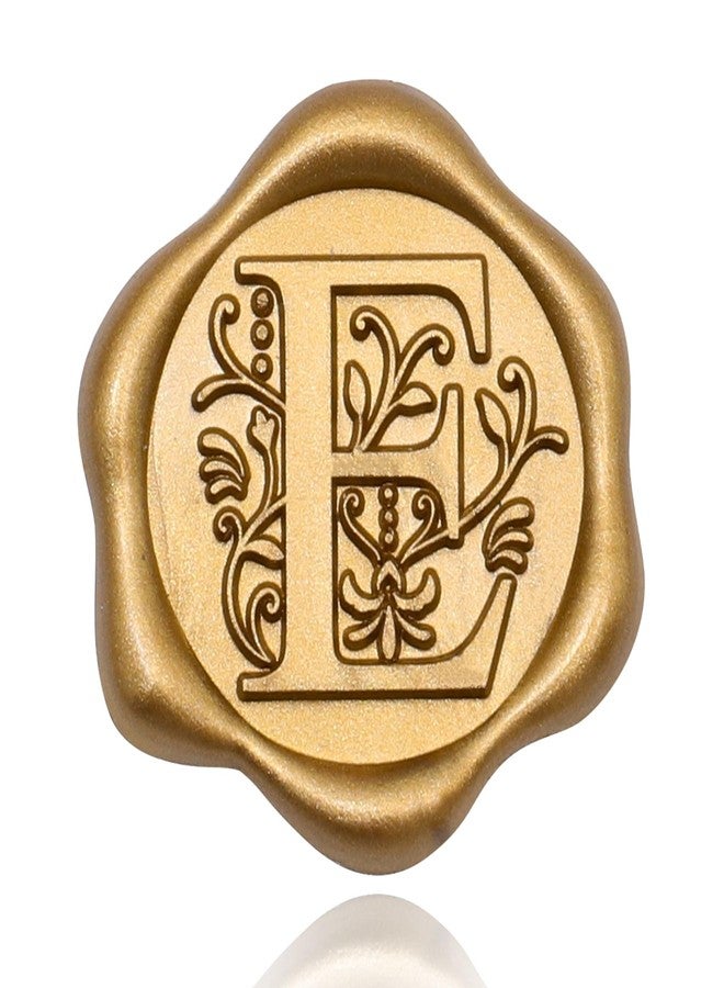 SWANGSA 50 Pack Letter E Wax Seal Stickers, Antique Gold Initial Alphabet Self-Adhesive Wax Seal Stickers for Wedding Party Invitation Envelopes - Image 2