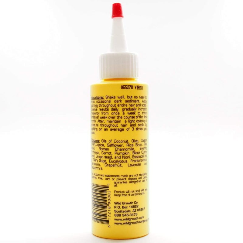 Wild Growth Light Oil Moisturizer - 4 Fl. Oz Hair Rejuvenator and Scalp Energizer - Image 2