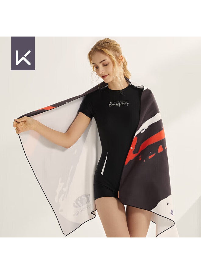 Keep Swimming Towel For Men And Women, Portable Quick-drying Bath Towel For Hot Springs, Summer Sports Fitness Absorbent Towel, Children's Beach Towel - Image 3