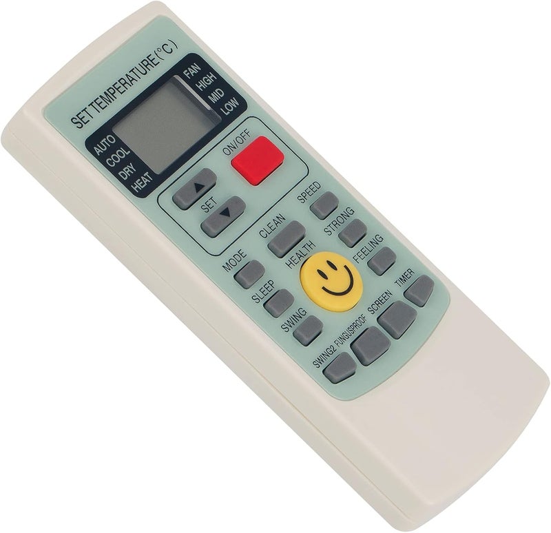 PERFASCIN YKR-H/209E Replacement Remote fit for AUX Air Conditioner Universal AC Remote Control AC A/C Remote Control - Image 1