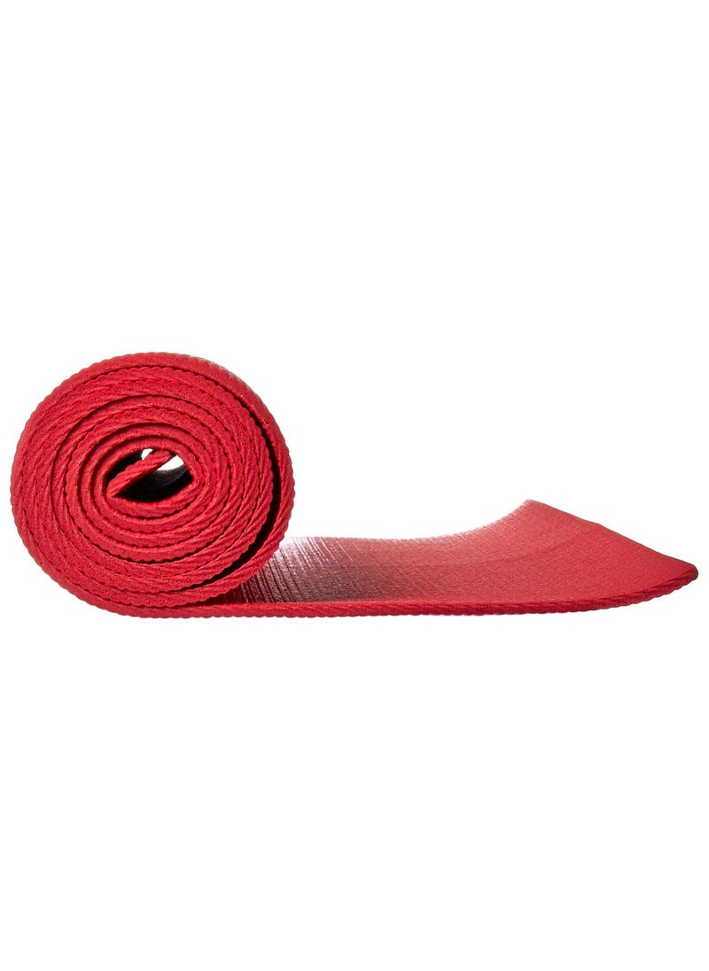 Generic PVC Yoga Exercise Mat With Carrying Bag 6MM Thick x173cm Lx61cm W, Red  - Image 5
