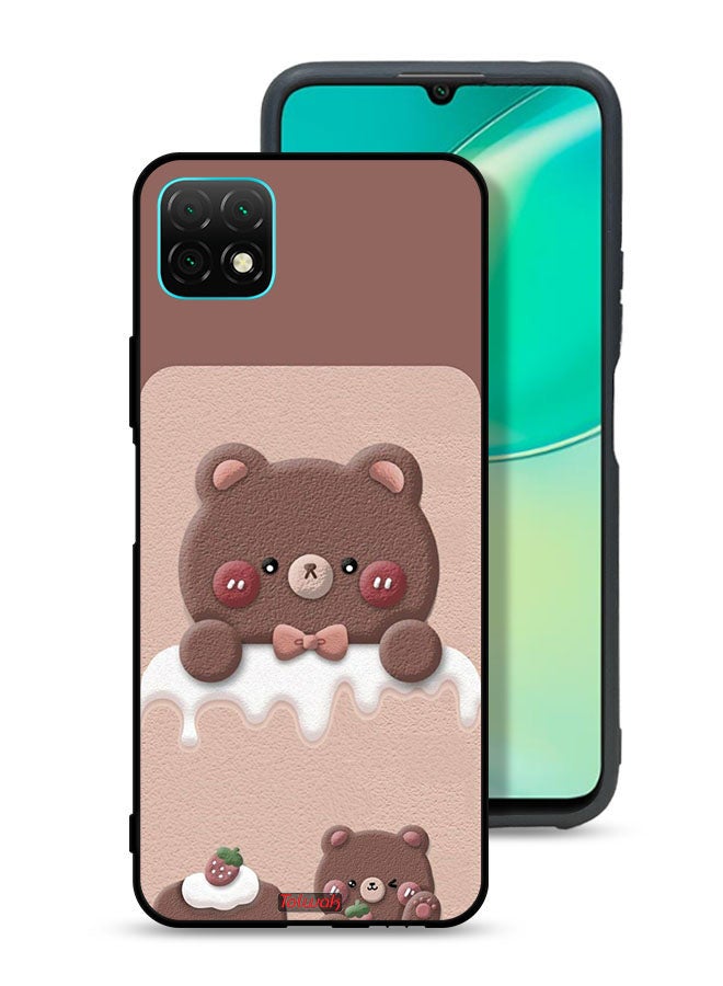 Tolwak Huawei nova Y60 Protective Case Cover Bear Strawberry - Image 1
