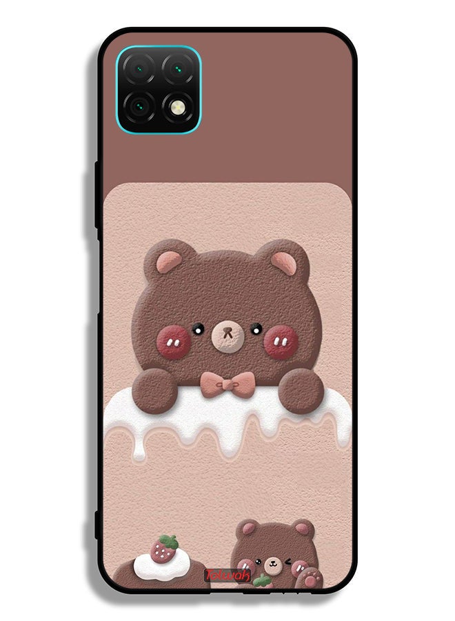 Tolwak Huawei nova Y60 Protective Case Cover Bear Strawberry - Image 2