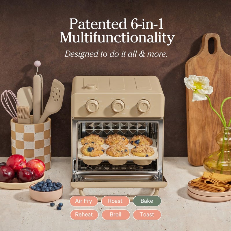 Our Place Wonder Oven Bakerâ€™s Kit â€“ 3-Piece Toxin-Free Ceramic Nonstick Bakeware Set (8â€ Round, 8â€ Square, 6-Cup Muffin Pan) - Oven-Safe up to 450Â°F - Steam - Image 4
