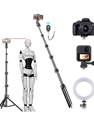 Selfie Stick For Phone Size 4.5-6.2Inch Extendable to 160cm Selfie Stick Tripod with Bluetooth Wireless Remote Phone Holder (160cm) - pzsku/ZD1D439B4F7B0CB7E1FA2Z/45/1748072071/838431ed-1047-45b3-be62-2b955bf7acc7