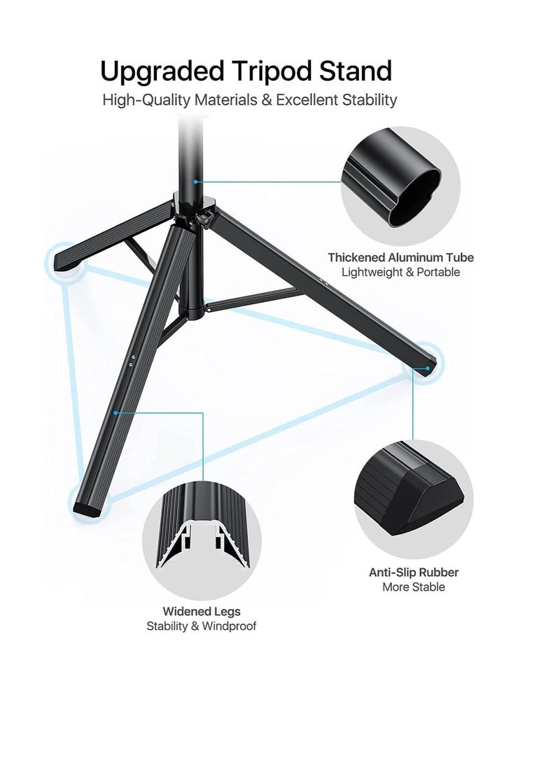 TYCOM - Selfie Stick For Phone Size 4.5-6.2Inch Extendable to 160cm Selfie Stick Tripod with Bluetooth Wireless Remote Phone Holder (160cm) - Image 1
