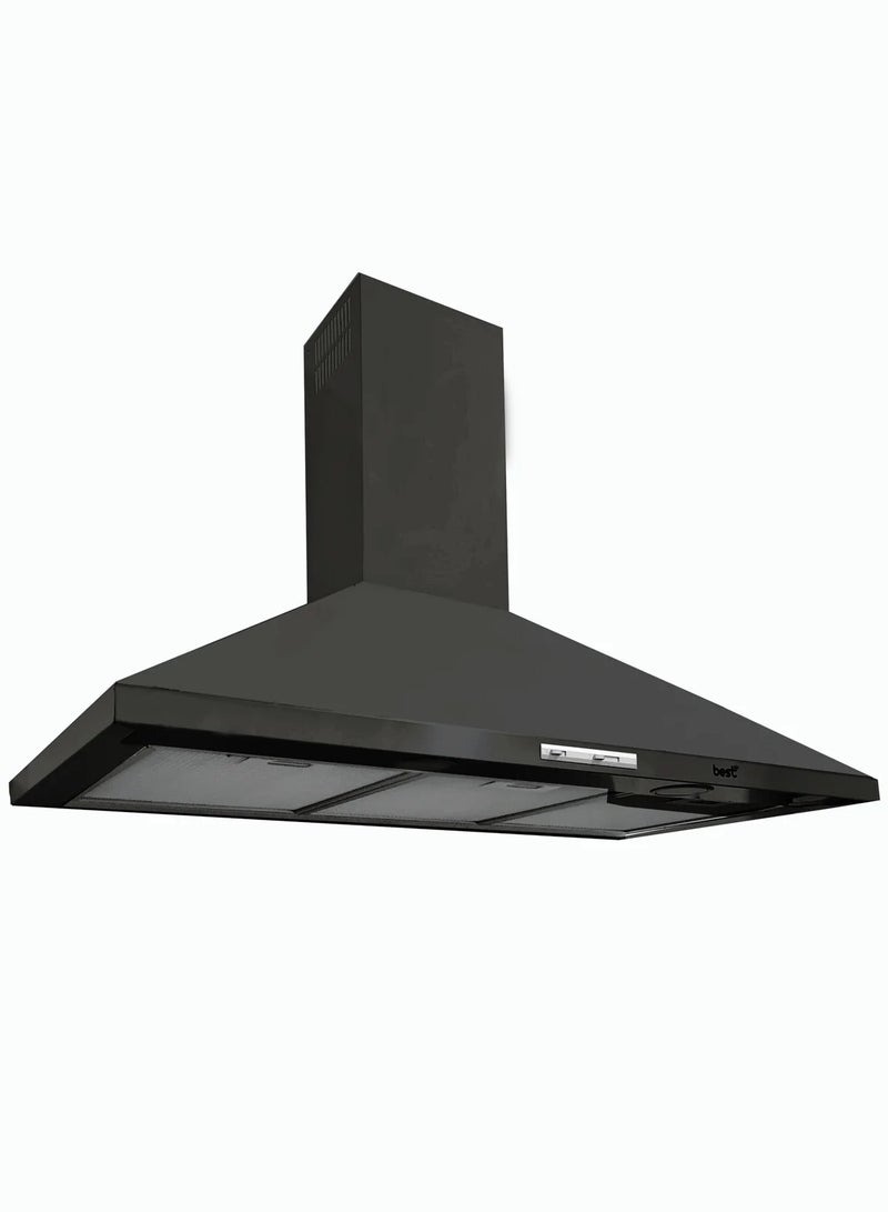 Fresh Fresh Paris 90cm Black Pyramid Hood FHP90B75ML  - Image 4