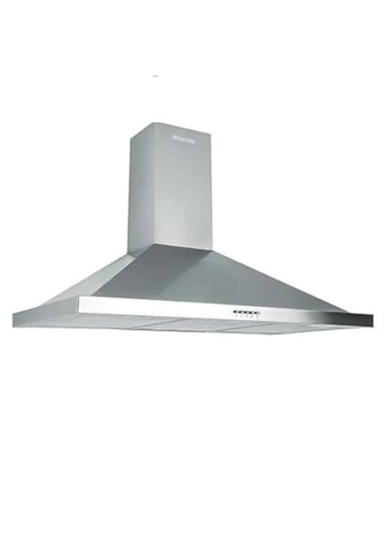 Unionaire 90cm stainless steel pyramid hood, 3 filters, 650m³/h, Justo - Image 2