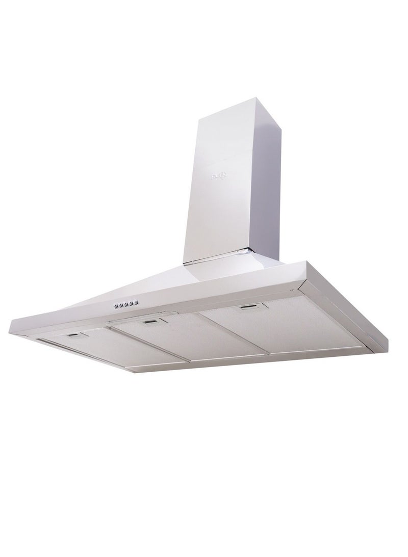 Unionaire 90cm stainless steel pyramid hood, 3 filters, 650m³/h, Justo - Image 3