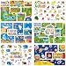 SpriteGru 6 Pack Placemats for Kids NonSlip Washable Reusable Animals Alphabet Dinosaur Universe Ocean Themed Educational Placemats for Home Kindergarten Classroom Nursery - Image 2